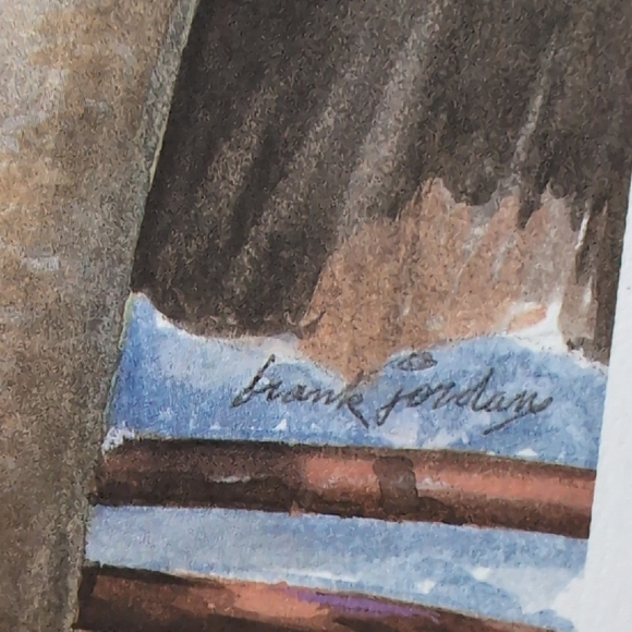 Limited Edition Print "Bobcat" by Frank Jordan Artist Numbered 11/300 - Picture 5 of 13